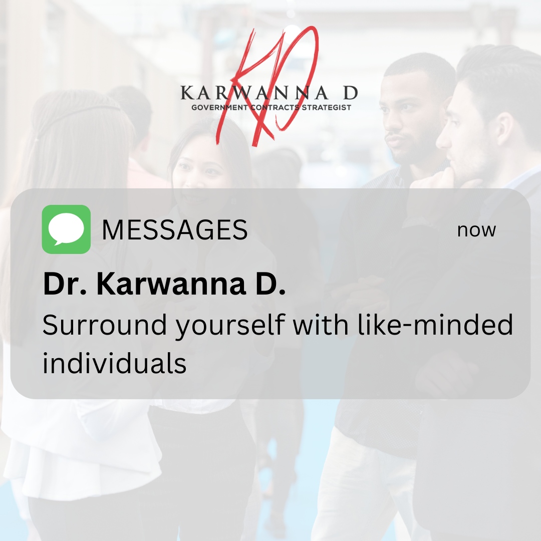 Surround yourself with like-minded individuals whether it be a coach, mentor, networking group, or otherwise. If you’re the smartest person in the room, you need to change your surroundings. Be in the room with me by joining my challenge!