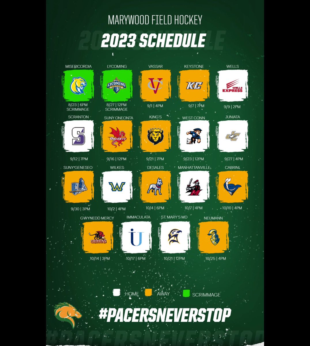 Save the dates 🗓️ our 2023 schedule is here! 
#PacersNeverStop