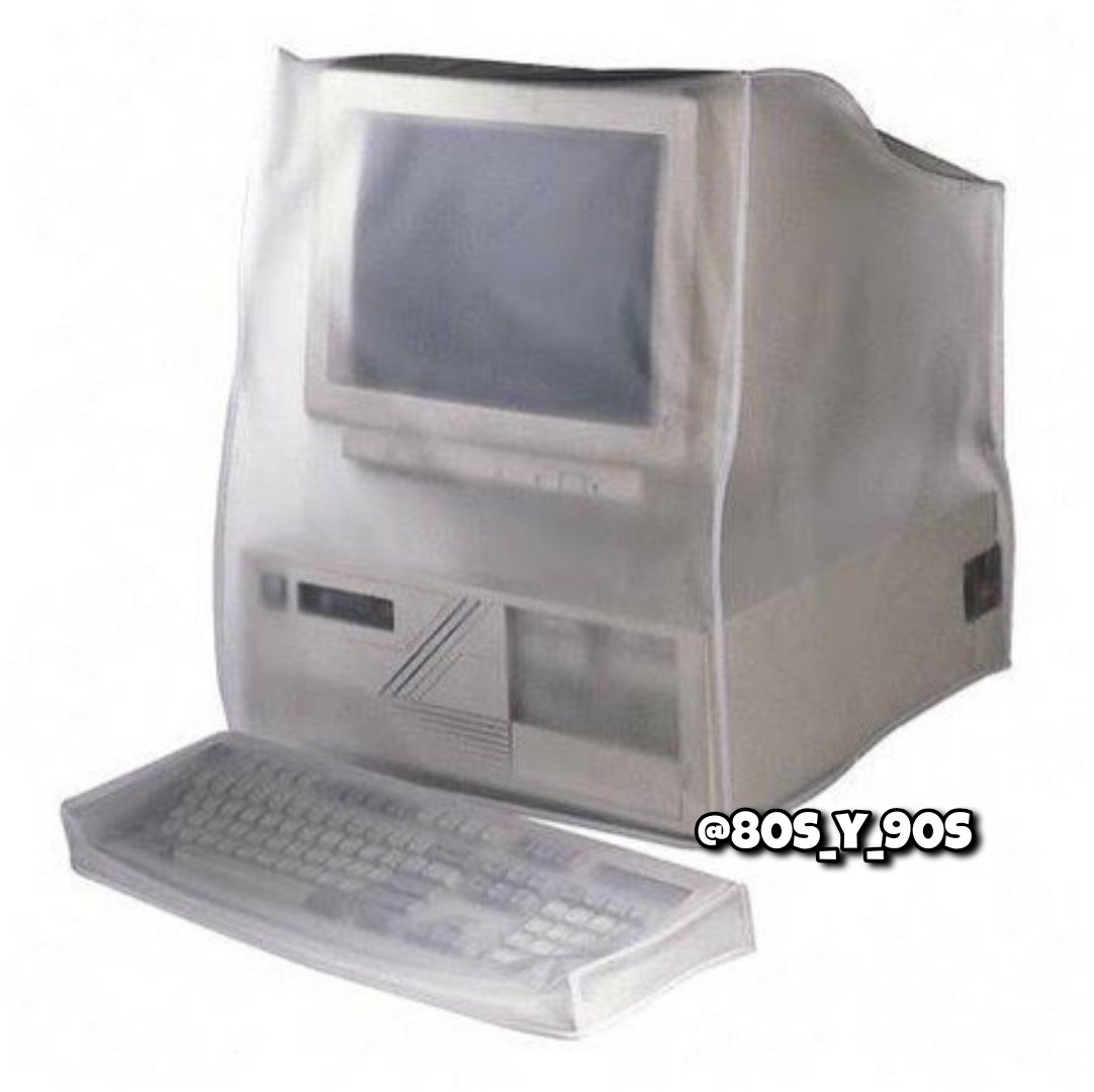 80s_y_90s's tweet photo. Ustedes son muy jóvenes, pero hace un tiempo había gente que cubría su PC con una funda estilo morgue. https://t.co/0WCgp3Zqyw