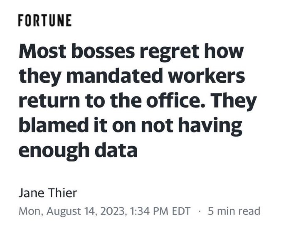 fuckyouiquit's tweet image. Every single employee telling you they’ll quit if you do this should have been enough data