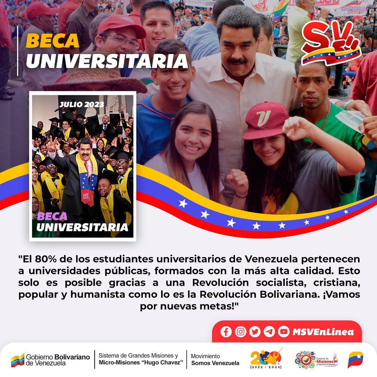 Canal Patria Digital (@canalpatriadig) on Twitter photo 🚨 AHORA|| Inicia la entrega del Bono Beca Universitaria (agosto 2023) enviado por nuestro Pdte. <a href="/NicolasMaduro/">Nicolás Maduro</a> a través del Sistema <a href="/CarnetDLaPatria/">Carnet de la patria</a>.
✅ MONEDERO PATRIA: CREDITO por Bs 168,80
#InnovarParaCrecer 🚨 AHORA|| Inicia la entrega del Bono Beca Universitaria (agosto 2023) enviado por nuestro Pdte. <a href="/NicolasMaduro/">Nicolás Maduro</a> a través del Sistema <a href="/CarnetDLaPatria/">Carnet de la patria</a>.
✅ MONEDERO PATRIA: CREDITO por Bs 168,80
#InnovarParaCrecer