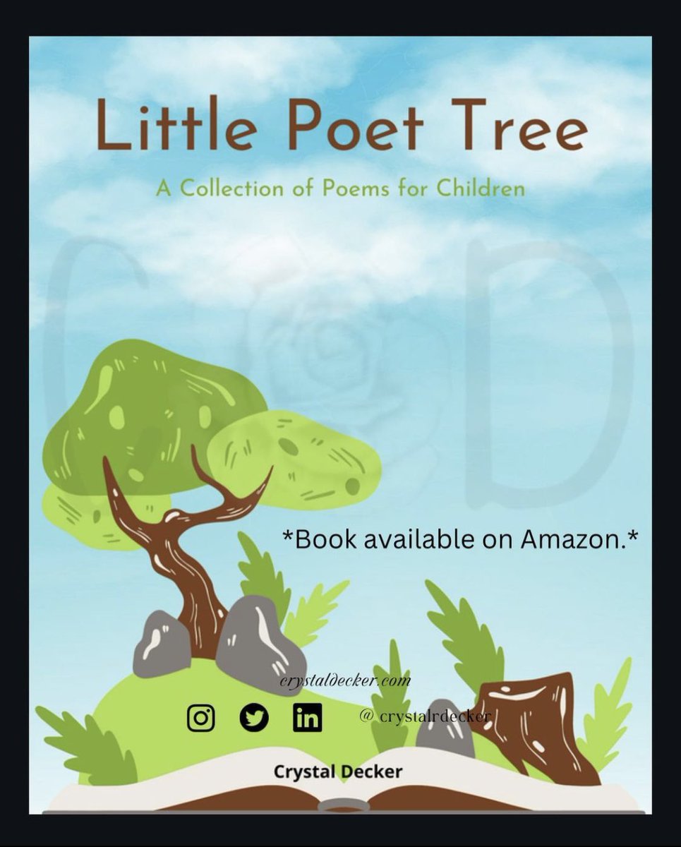 Kids are headed back to school.🎒📚✏️ 👩🏻‍🏫 This is one of 23 poems from my children’s poetry book: “Little Poet Tree”. #childrensbookauthor #picturebook #poetryforchildren #school #littlepoettree