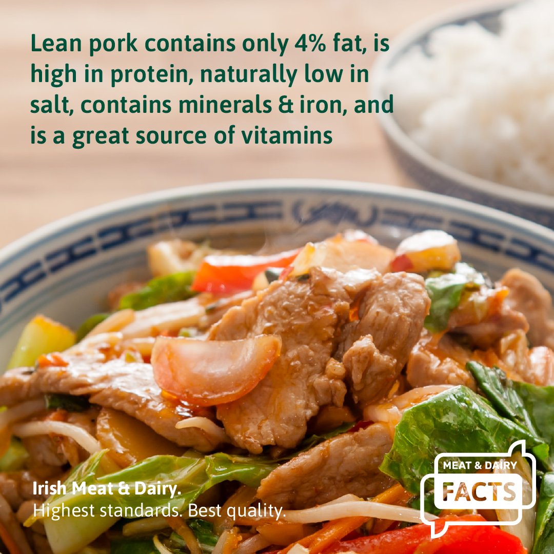 Lean pork is a great option to bring both taste and health to the table. 🥩 Low in fat and packed with protein, vitamins, and minerals, it’s a perfect match for an active lifestyle. 💪