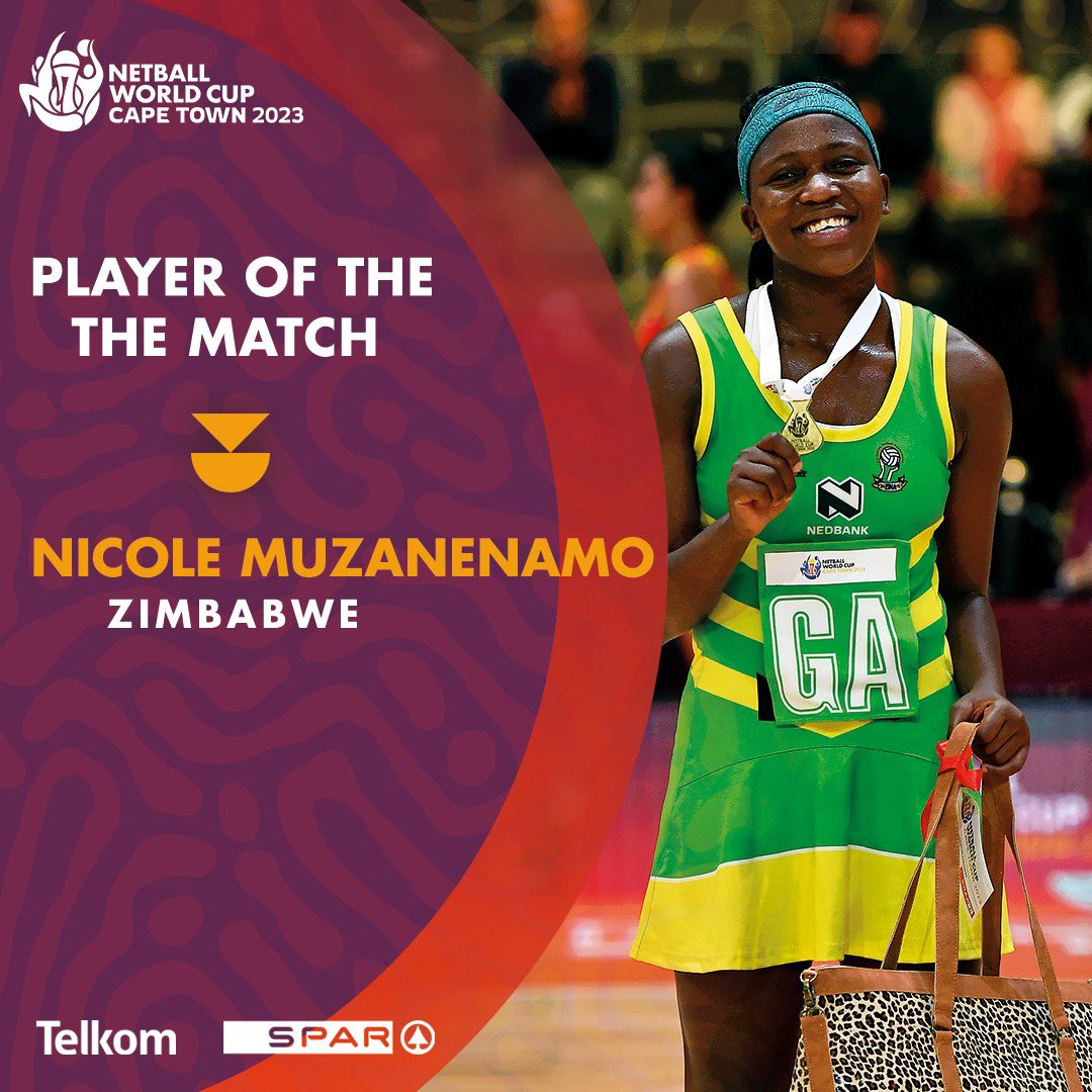 NetballWorldCup's tweet photo. LOOKING BACK AT THE TOP 1⃣6⃣ IN THE 🌎 

🗨️You don’t inspire your teammates by showing them how amazing you are. You inspire them by showing them how amazing they are. – Robyn Benincasa

🇿🇼 ZIMBABWE : 1⃣3⃣

📌View #NWC2023 highlights via Netball Pass 👇
https://t.co/xA6SWa57z8 https://t.co/7beQS5ShLj