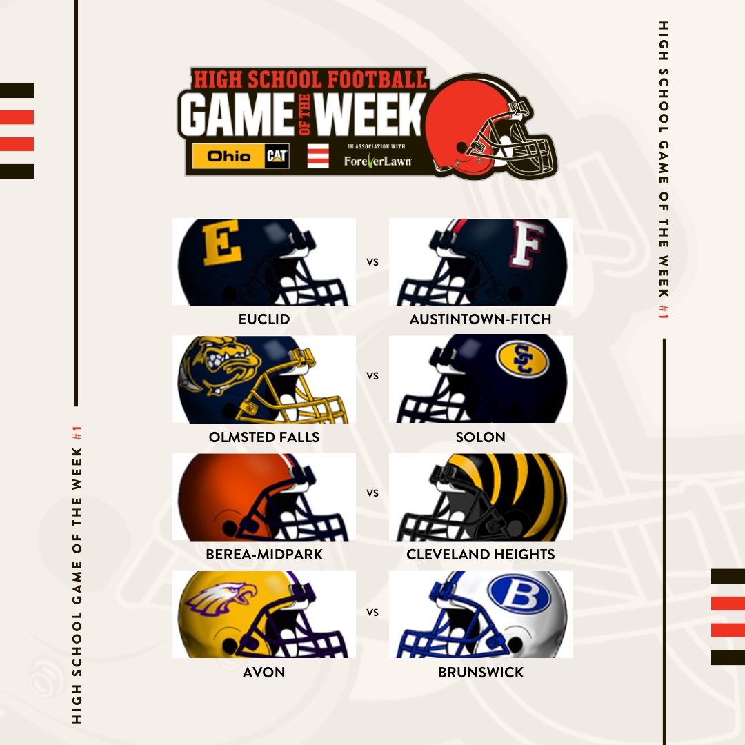It's high school football season!! Voting is now open for this year's first #HSGOTW matchup!

🔗: brow.nz/HSGOTW