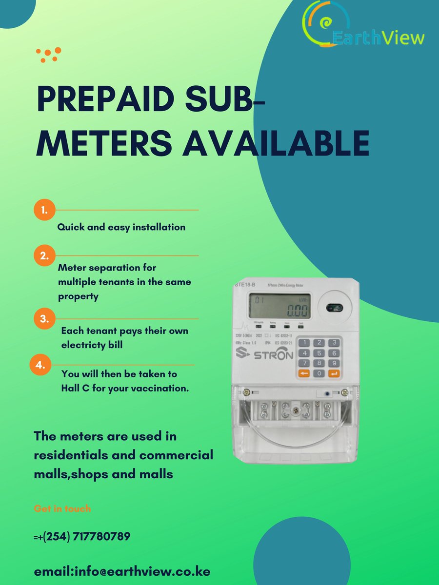 Say hello to hassle-free energy control! Our prepaid smart meters bring you transparency, convenience, and savings. Get yours today!  #PrepaidMeters #SmartEnergy'