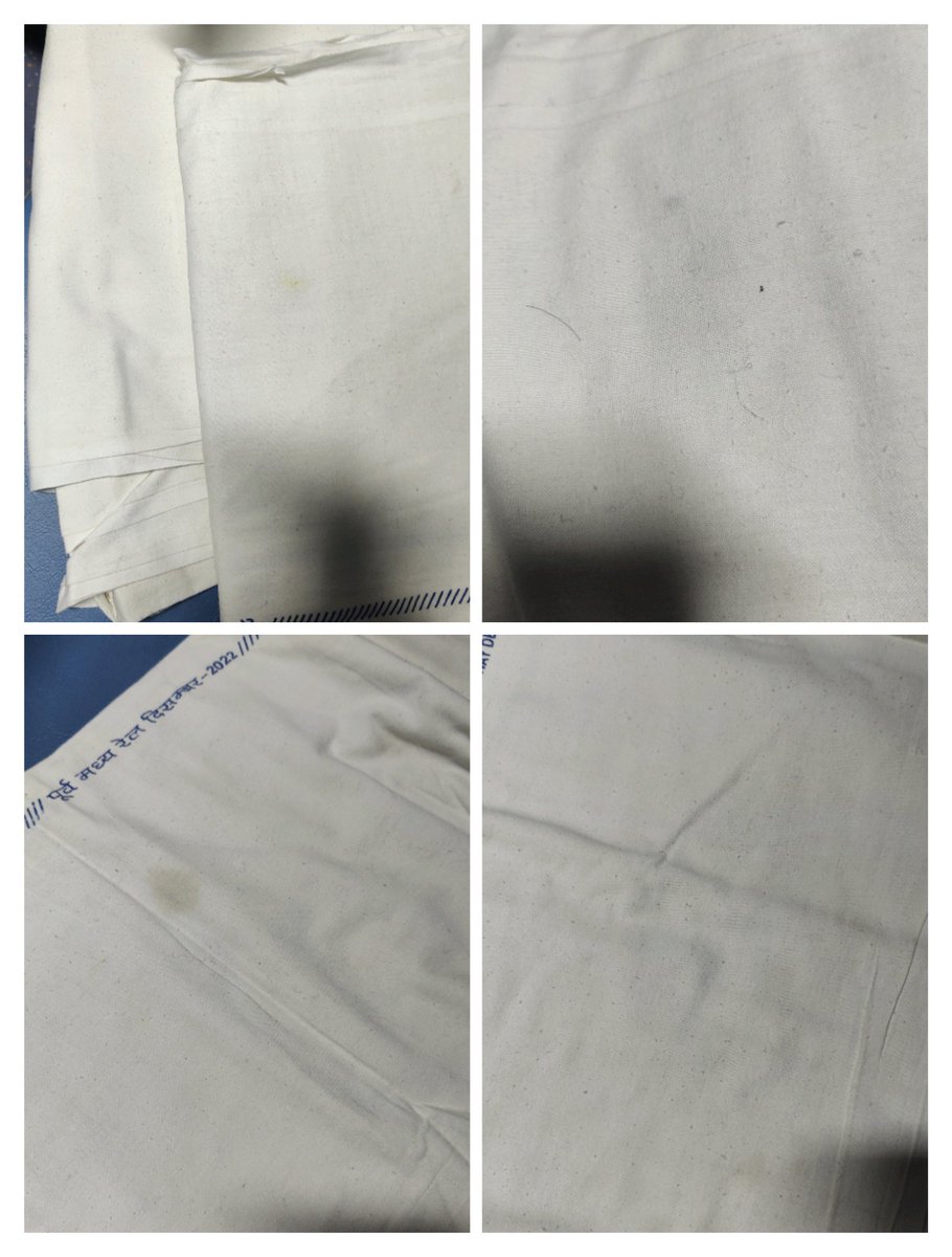MisraPranay's tweet photo. #IndianRailways @nerailwaygkp @gmner_gkp @drm_drmizn
@drmbsbner
bedsheets in Shramjeevi Express. When,I got on the train at Lucknow in A2 bogie( A1 45 ). Somebody left from the seat which was allotted  to me.When I asked for fresh bedsheet and pillow + pillow cover with blanket https://t.co/yqY0KwMPEF