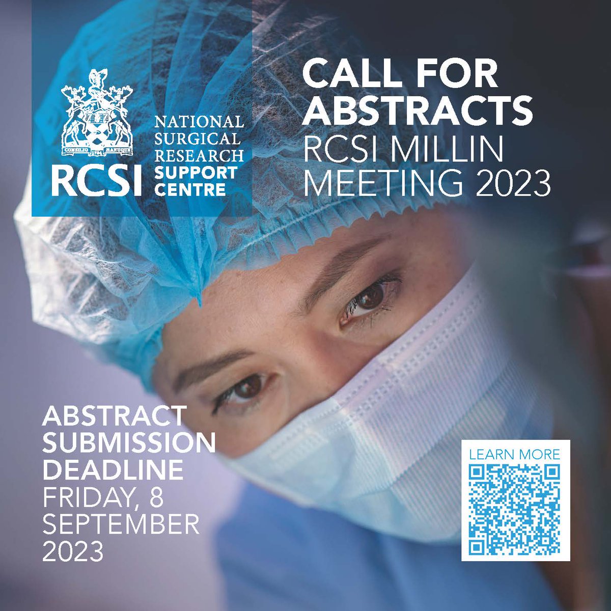 RCSI_NSRSC's tweet image. We are delighted to be hosting a research symposium at this years RCSI Millin meeting. Submit an abstract today for a chance to showcase your research. Full details: rcsi.com/NSRSC