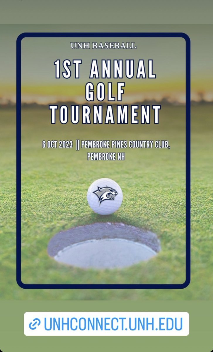 We hope everyone has had a great summer ‼️

This tournament is open to friends and family of the progrum as well as all alumni.

Here is the link to register: unhconnect.unh.edu/s/1518/20/inte…

Hopeful to see you all there!