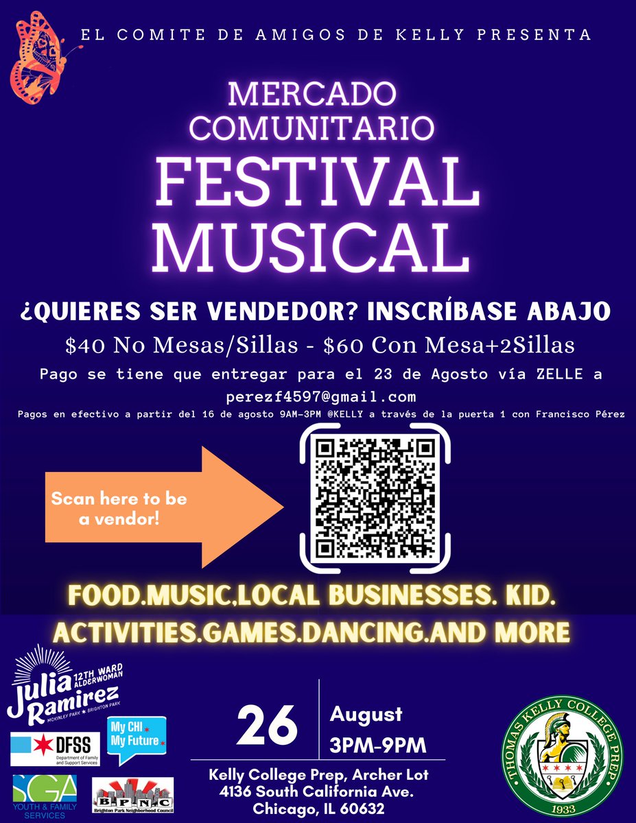 DigitalMediaTK's tweet photo. At Kelly! Community Market Music Fest August 26, 2023 6pm-9pm !  See you there!!! 
En la Kelly: Mercado Comunitario Festival Musical 
 Sabado Agosto 26, 2023 de 6pm-9pm ¡Te esperamos! https://t.co/RkONBc3Y6e