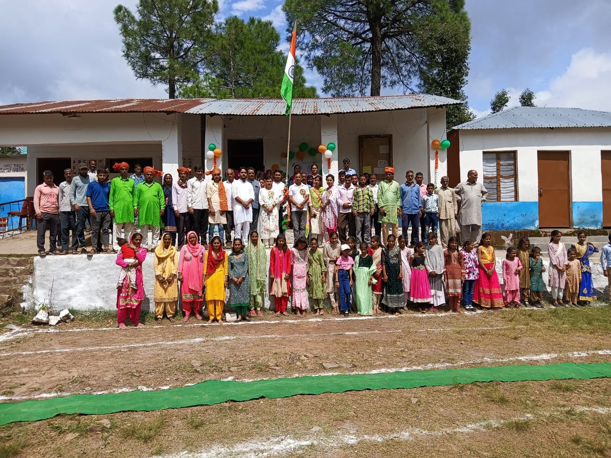 #FlagHoisting in Govt Middle school Kaitha   of District udhampur .
#HappyIndependenceDay2023