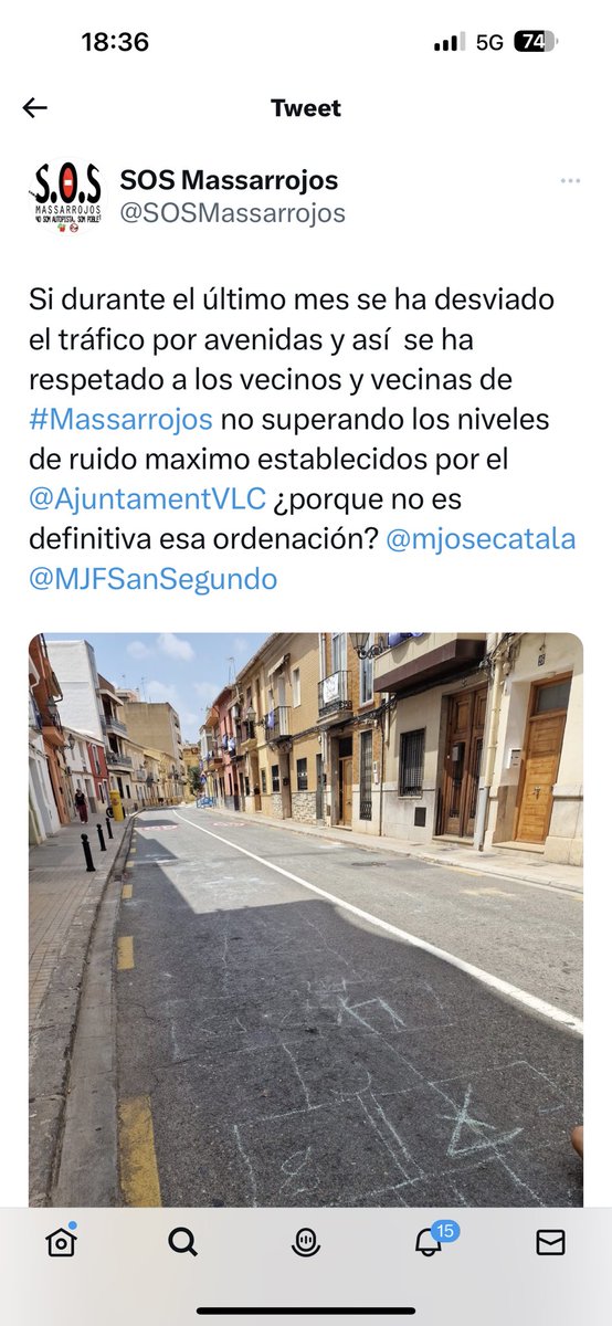 📣 <a href="/SOSMassarrojos/">SOS Massarrojos</a> Sois unos demagogos e insolidarios con el resto del pueblo , queréis desviar el tráfico a la puerta del colegio y al resto de vecinos , y por supuesto no permitís los comentarios para poder engañar a <a href="/AjuntamentVLC/">Ajuntament València</a> <a href="/mjosecatala/">María José Catalá</a> y <a href="/MJFSanSegundo/">María José Ferrer San Segundo</a>