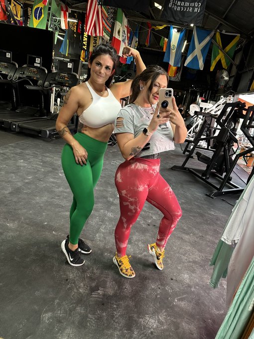 Missing my workout buddy @GabbyStoneVIP ❤️ https://t.co/RDBg4hqwxb