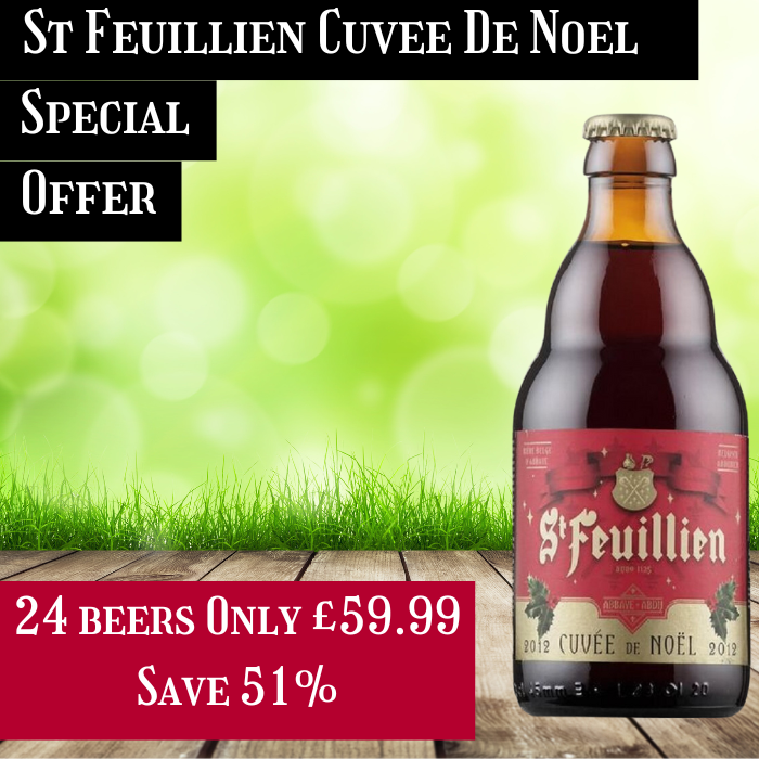 BelgianBeerCo's tweet photo. Get 51% off cases of St Feuillien Cuvee de Noel. Best before date is September 2023. While stocks last...

https://t.co/G7qCHe0J68

#stfeuillien #christmasbeer #specialoffer #beeroffer #belgianbeer #christmascomeearly https://t.co/OMzMissrZ9