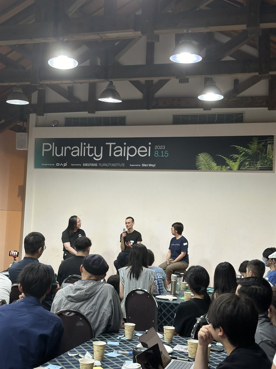 I’m currently in Taipei, and one of my goals for visiting here is to participate in Plurality Taipei. I’ve spent time with some incredible Taipei folks: @Mashbean, a member of @TAIWANmoda (a digital agency in Taiwan), and @noahyeh, who contributed to g0v at ETH Tokyo week, which…