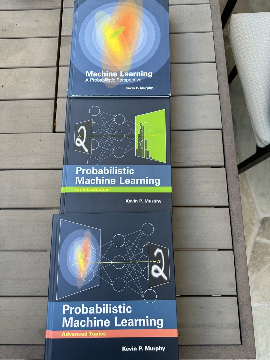 The trilogy is complete! My 'Advanced Topics' book is officially released today. Buy it on Amazon, or get it for free at probml.github.io/pml-book/book2….