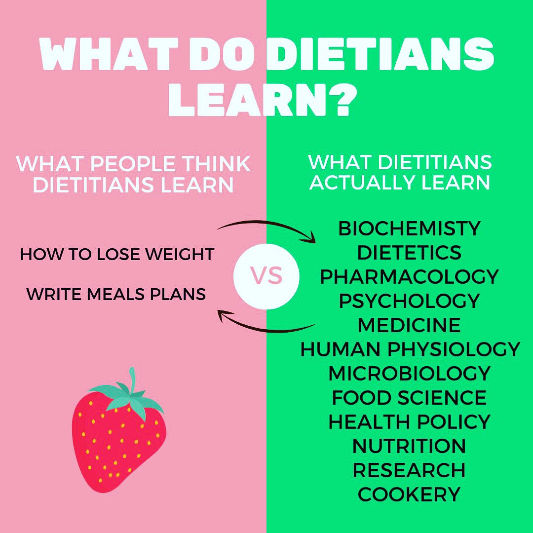 There’s more to a Dietitian than meets the eye. 

#BDA #dietetics #dietitians #whatdietitiansdo #diet #dietplan #weightloss #nutrition #britishdieteticassociation