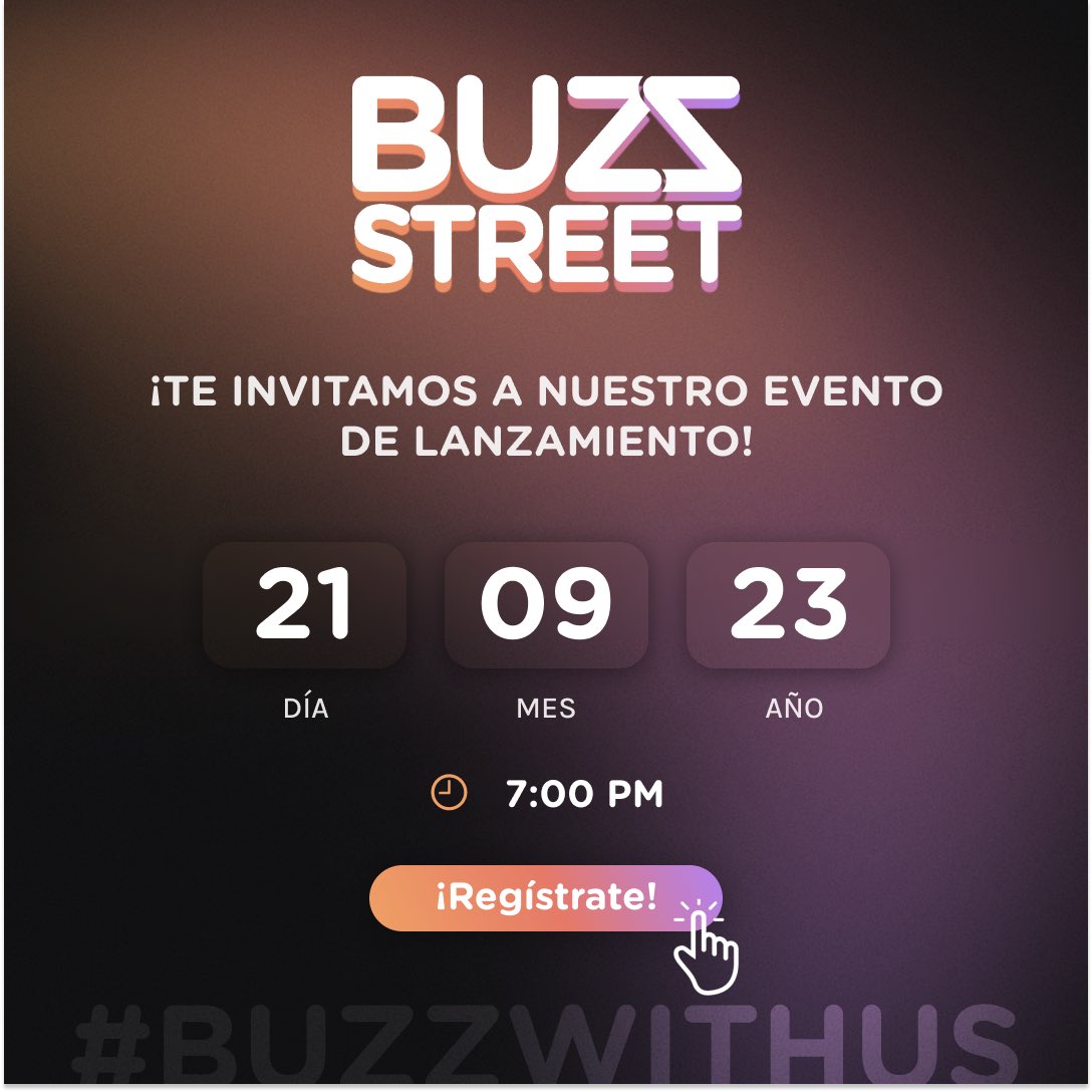 buzzstreetmx's tweet image. ¡Atención brokers e inversionistas!✨🚀🏙️ ¡Únete el 21 de septiembre del 2023 y se testigo de la innovación en el mercado inmobiliario comercial! Regístrate aquí: buzzstreet.mx/lanzamiento #BuzzWithUs