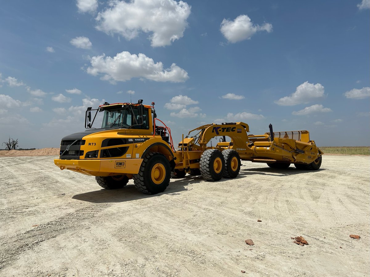 romcoequipment's tweet photo. Boost your earthmoving efficiency with the powerful K-Tec scrapers!
#romcoequipment #constructionequipment #ktecscraper #earthmoving #ktecdealer https://t.co/35fEWP5F5g