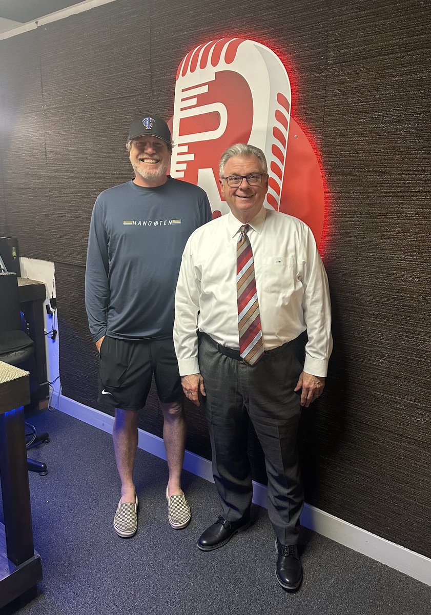 TallyState's tweet photo. Another fantastic #TCCtuesday with @Greg_Tish. This week's special guest was @TCCprez Jim Murdaugh. @RealTalk93_WVFT https://t.co/o8rA9Bwl7c