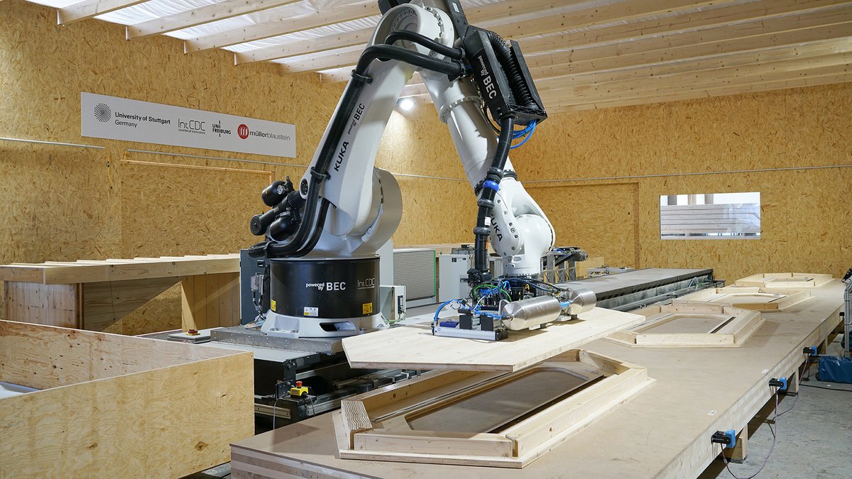 Archinect (@archinect) on Twitter photo Robots assemble a domed timber pavilion designed by the universities of Stuttgart and Freiburg
arcnct.co/3s4bxoE
📸 Conné van d‘Grachten & ICD/ITKE/IntCDC University of Stuttgart <a href="/icdstuttgart/">ICD Stuttgart</a> <a href="/FitFreiburg/">FIT - Uni Freiburg</a> Robots assemble a domed timber pavilion designed by the universities of Stuttgart and Freiburg
arcnct.co/3s4bxoE
📸 Conné van d‘Grachten & ICD/ITKE/IntCDC University of Stuttgart <a href="/icdstuttgart/">ICD Stuttgart</a> <a href="/FitFreiburg/">FIT - Uni Freiburg</a>