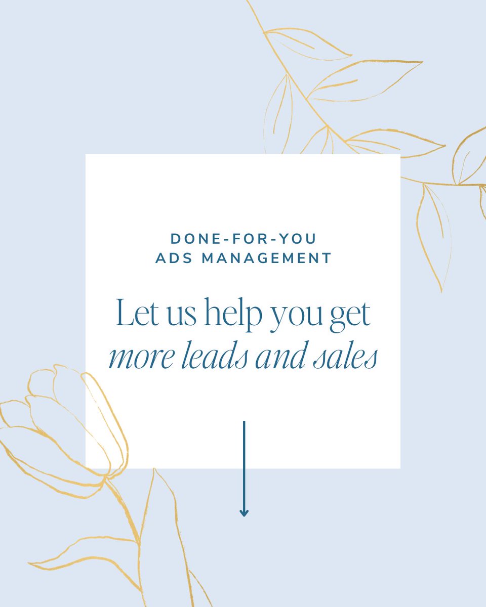 Increasing responsibilities holding you back?

My team and I offer intentional, purpose-centered Facebook and Instagram ads management to help you do more of what you love! ✨

Go to flourishingimpact.com/services to schedule your FREE strategy call! 💜