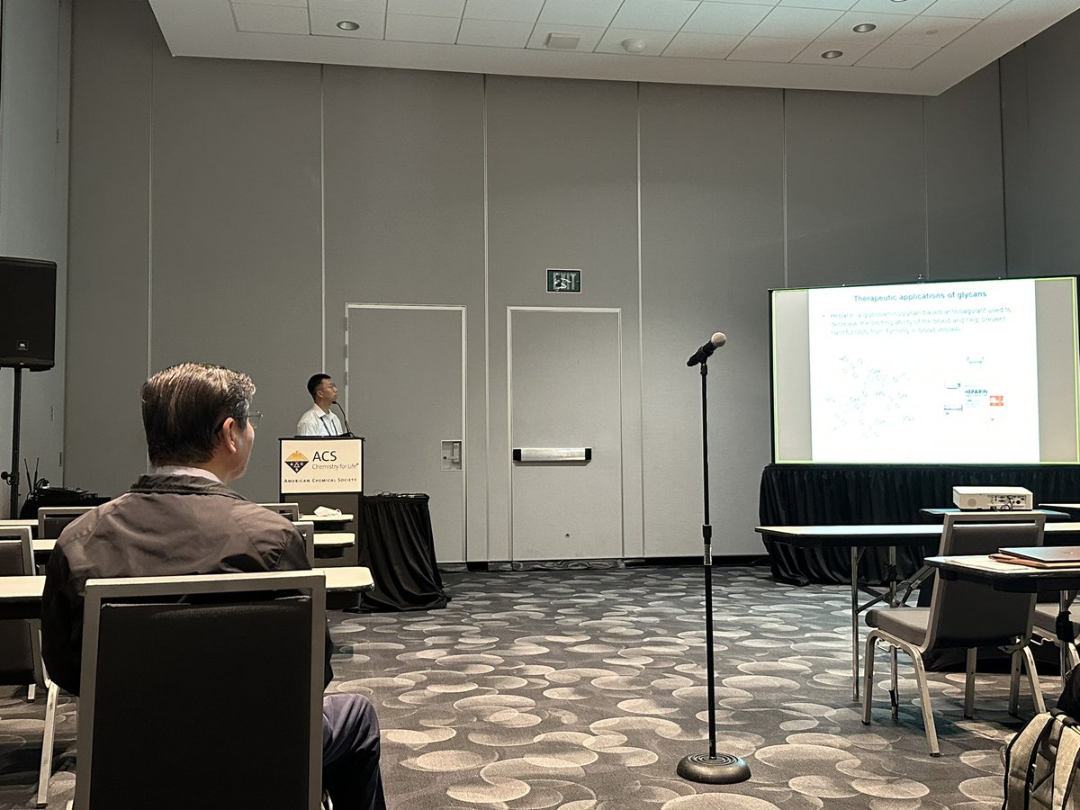 acs_carb's tweet photo. Kicking it off Tuesday morning at #ACSFall2023 is @pengwuTSRI, Ao Wang (Jiang lab), Jie Li, and Luc Teyton. https://t.co/l5aVh6ge8U