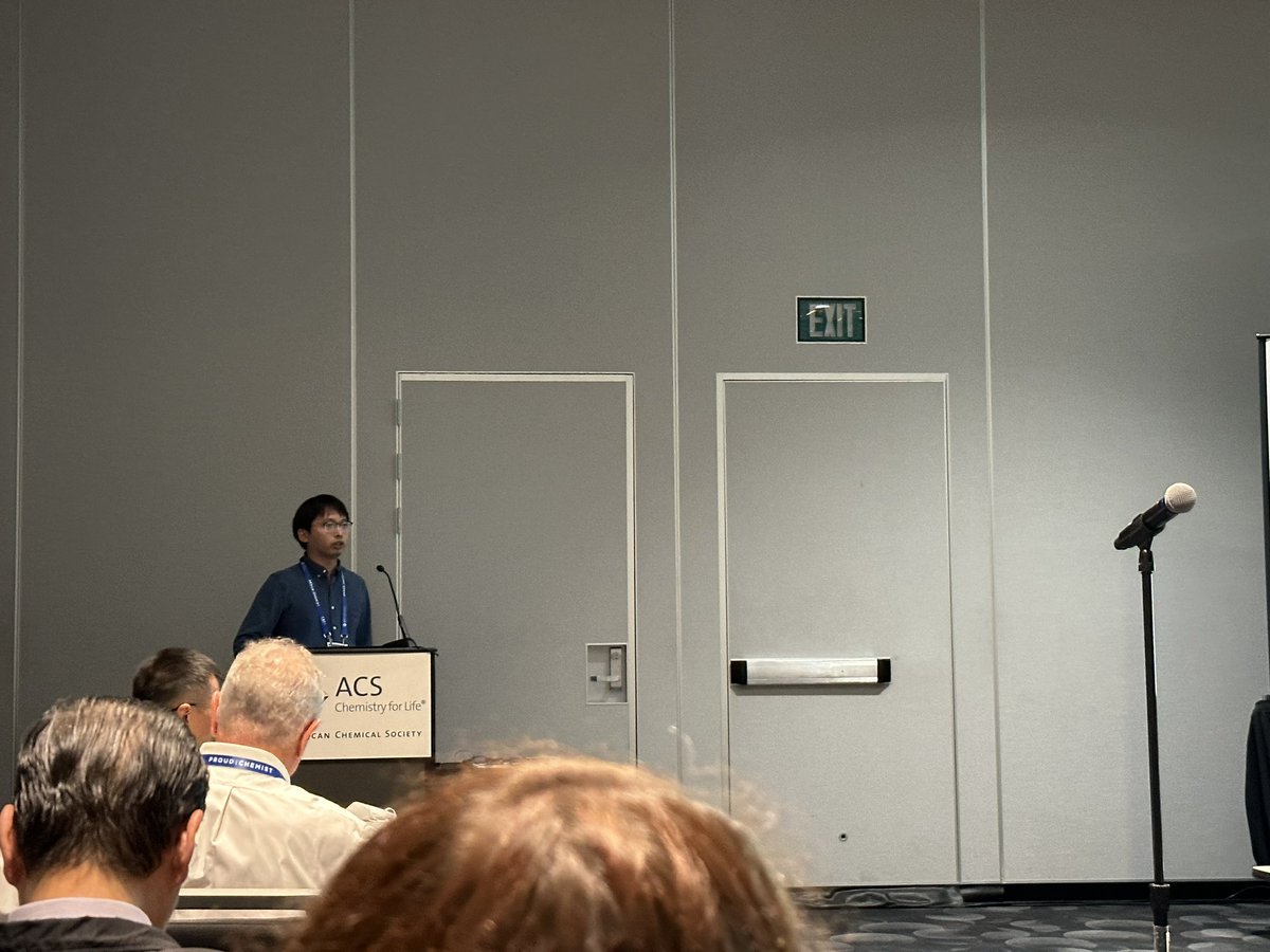 acs_carb's tweet photo. Kicking it off Tuesday morning at #ACSFall2023 is @pengwuTSRI, Ao Wang (Jiang lab), Jie Li, and Luc Teyton. https://t.co/l5aVh6ge8U