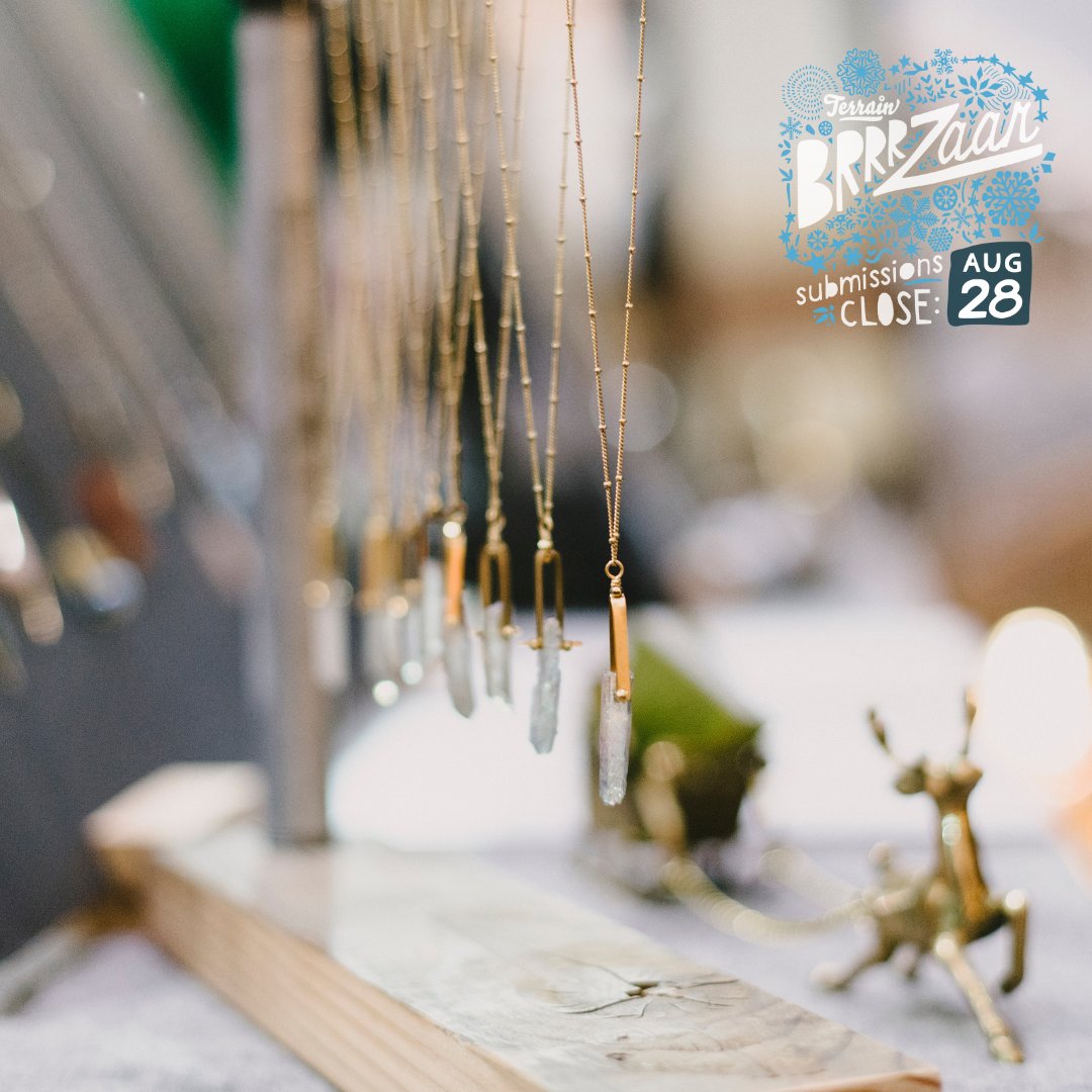terrainspokane's tweet photo. 📣📣 We’re accepting applications for our annual winter art market, BrrrZAAR! Submissions close Aug 28! ⌛
➡️ Apply: https://t.co/EaHsnA3FYf
Thanks to @VanessaSwenson for this year’s event designs!
#howbrrzaar #weallbuildthis #callforsubmissions #callforartists #callformakers https://t.co/nk0kuc8vlx