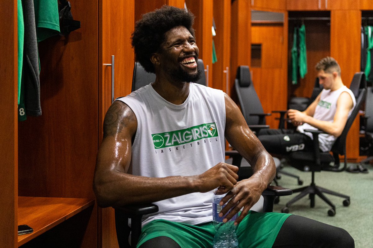 bczalgiris's tweet image. Mr. Smile is already working in Zalgirio Arena. Who missed that smile? 😁