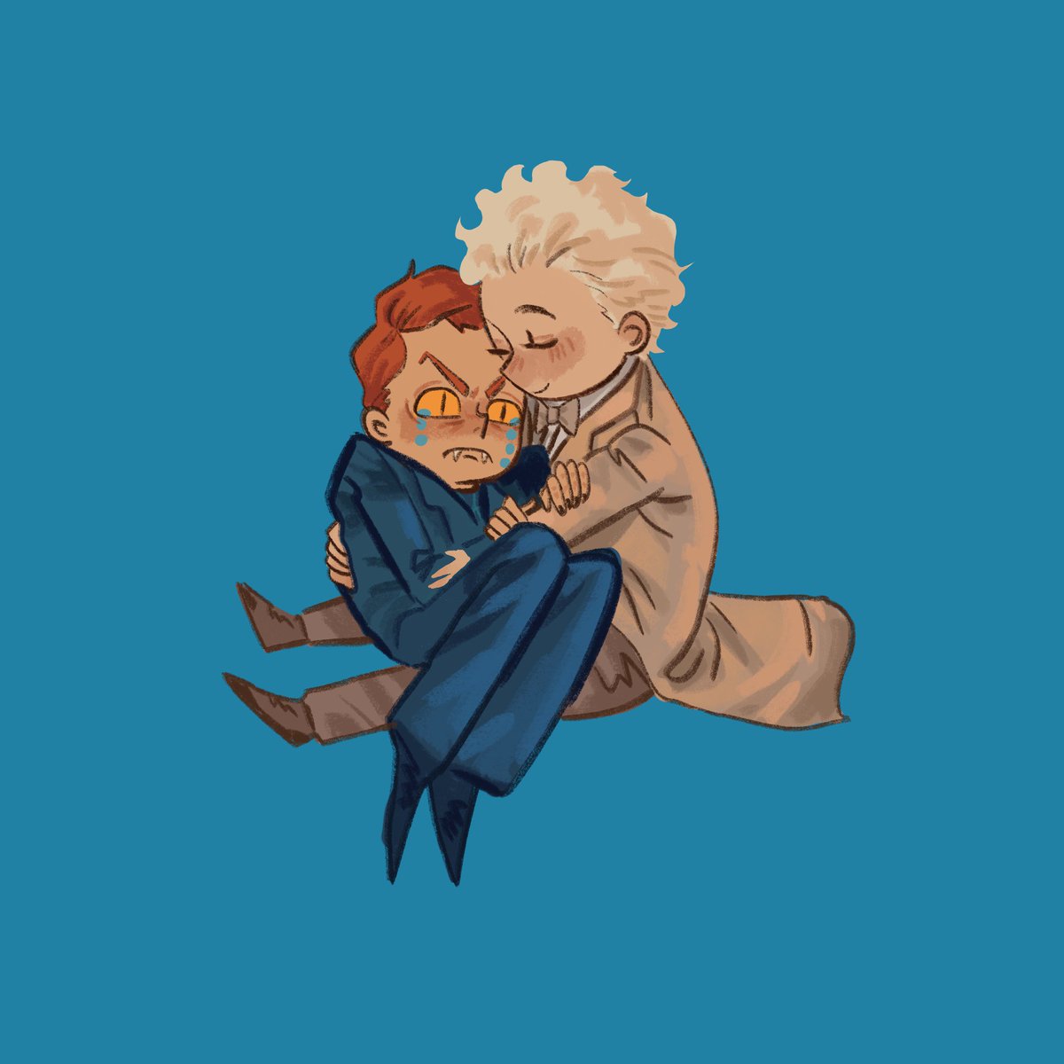 “Angel,don’t leave me”
“I won’t “
#goodomens #GoodOmen2 #GO2 #GO2Spoilers #Aziraphale #Crowley #aziracrow