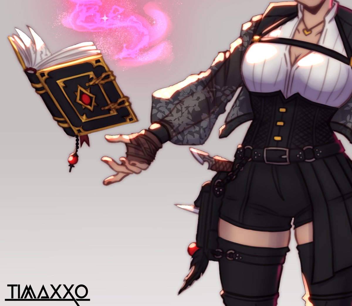 TiMaxXOO's tweet photo. I'm still alive, and alsow trying to catch up with posting XD
Here is my Sona in my old DnD campaign, really happy with the design ;D
━━━━━━━━▹☽ ☾◃━━━━━━━━
#TiMaxXO #OCCITY #OC #OculusIsland #art #digitalart #illustration #Max #DnD #dungeonanddragons #mysona https://t.co/lQ1c14HWrl