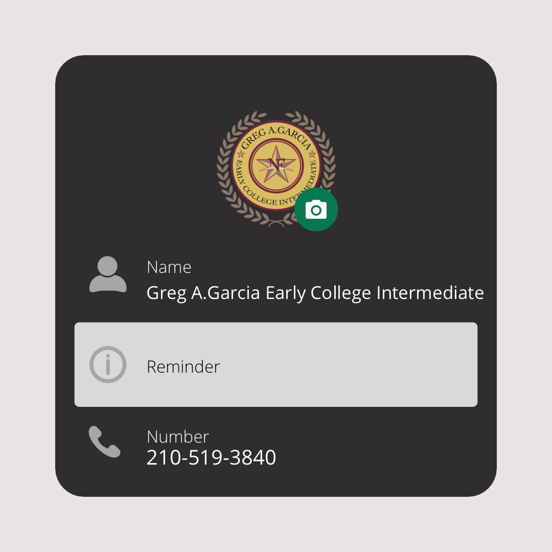 Greg A. Garcia Early College Intermediate (@gregagarciaeci) on Twitter photo 