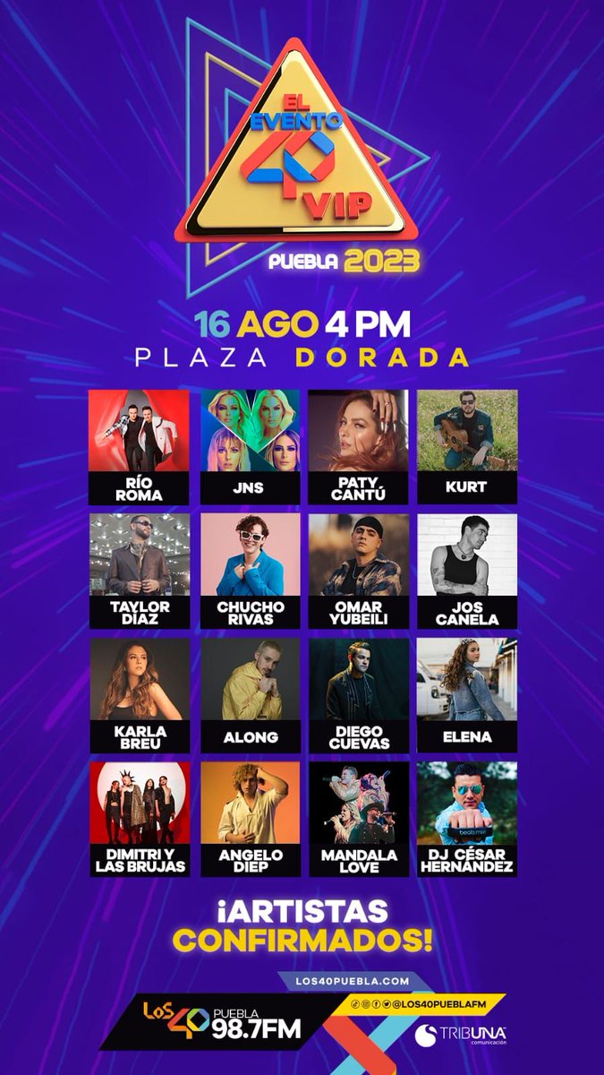 Ambas_Manos's tweet photo. #QueNoSeTePase y disfruta de @RioRomamx, @grupojns, @PatyCantu mañana 16 de agosto.
#AmbasManos te regala pases dobles, para que asistas.
Cita este tweet en tus redes con #AmbasManos y #Evento40VIP. https://t.co/CwaJbvPhSH https://t.co/AyxpVLiNj2