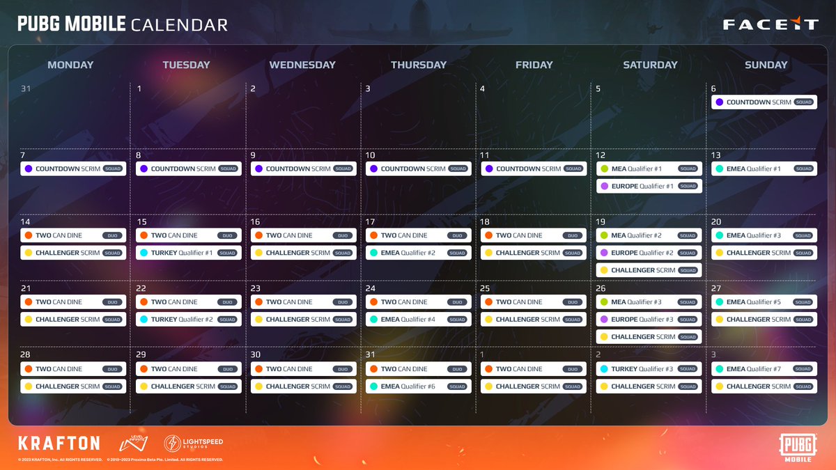 📣 Our sister company, FACEIT, are launching a €10,000 PUBG MOBILE Challenger Cup and daily tournaments where you can win smaller prizes.

🔗 Try now for free at: faceit.com/pubgmobile 

<a href="/faceitpubgm/">FACEIT PUBG MOBILE</a>