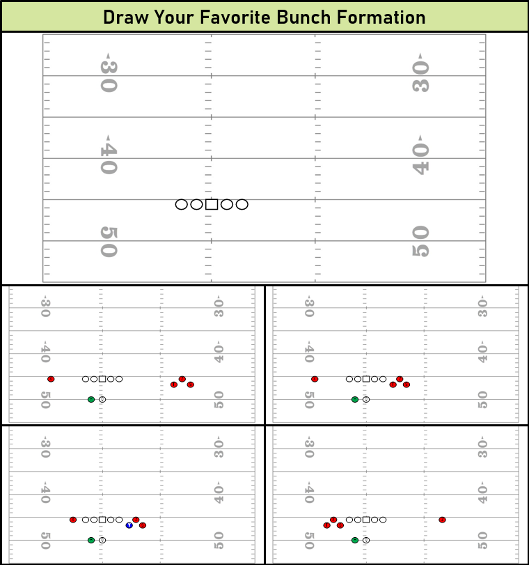 ProQuickDrawPQD's tweet photo. What is your favorite bunch alignment? 
❓Personnel
❓FSL
❓Snug

Draw your thoughts in the top box!
#PQDSystem https://t.co/6zOVrSuanr