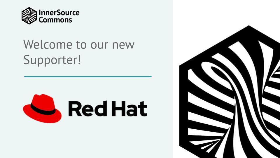 Thank you <a href="/RedHat/">Red Hat</a>!
“The partnership with #InnerSource Commons will enable us to better help customers and partners looking for day-to-day guidance on setting up open source projects within their organizations.” Brian Proffitt (<a href="/TheTechScribe/">Brian Proffitt @thetechscribe.bsky.social</a>), Red Hat