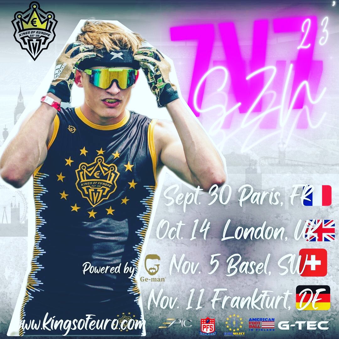 📣📣 The #1 international 7on7 passing tournament is back as we revamp with new partnerships and sponsors!  

#7v7 #7v7szn #7on7 #international7v7 #koe7v7 #becrowned24 #london #frankfurt #basel #paris