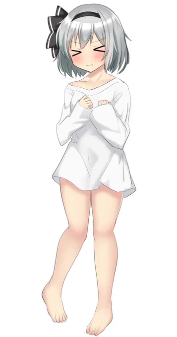 Pivivで要望のあった立ち絵の差分追加しました!おやすみょん〜 