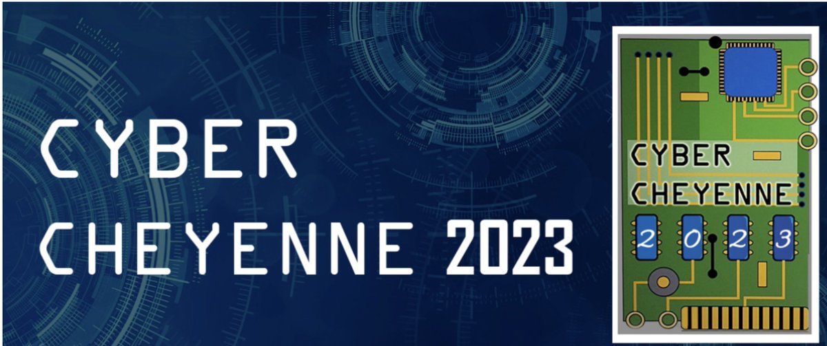 PINECC's tweet photo. Reminder in two days time, Pine Cove's very own, Kate Swistowicz, is speaking at Cyber Cheyenne!
Navigating the Cybersecurity Obstacle Course:
@ 11:10 - 12:00 MST
#CyberCheyenne #WyomingCyberConf #SecureWyoming #CyberFrontier #TechGuardians #WyomingSecCon #InfoSecWyoming https://t.co/jbUI34KDHs