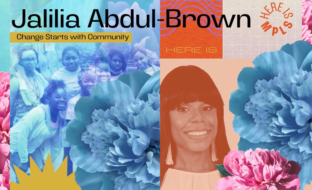 PollenMidwest's tweet photo. #HereIsMPLS honoree Jalilia Abdul-Brown (@sincerelyjalilia) lives by a traditional Maasai greeting: “How are the children?” Through her organization Change Starts With Community, she's working to create a city that better takes care of its young people. https://t.co/WUsocXzZRq https://t.co/mzaoEYq996