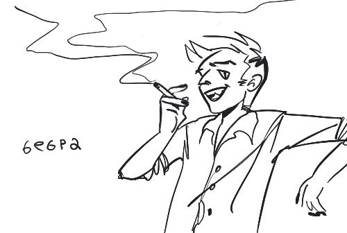 fferskenritsu's tweet photo. some dumb sketches🤓

#goodomens2 https://t.co/BLCrs15zof