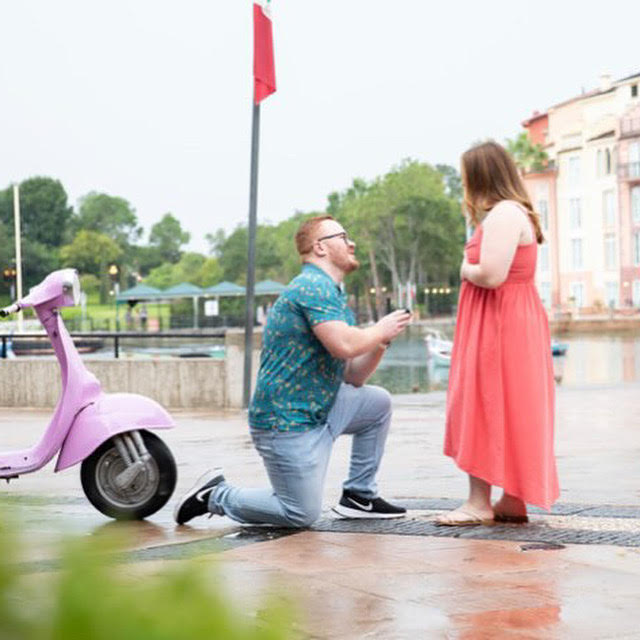 RiderUAlumni's tweet photo. Congratulations to Branden Escott ‘17 ‘19 and Vicki Trucksess ‘16 ‘21 on their engagement!! Branden &amp; Vicki met during undergrad, in 2016, at the Rider bookstore, where they both worked. Congratulations Branden &amp; Vicki!! ❤️💍#riderromance https://t.co/nKrk3MYElz