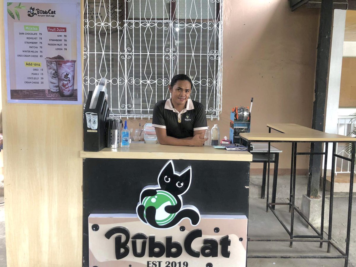 bubbcat's tweet photo. SUMMER’S OVER &amp; YOUR PURRFECT CUP IS BACK TO SCHOOL— AGAIN! 😽💚🎉

YEY!! We can’t wait to see you all!! 🐈‍⬛🐈‍⬛
Shakin’ with you again tomorrow; August 16, 2023!! 

📍Holy Trinity College of General Santos City

#backtoschool2023 
#yourpurrfectcup https://t.co/A6M7q6ICX7