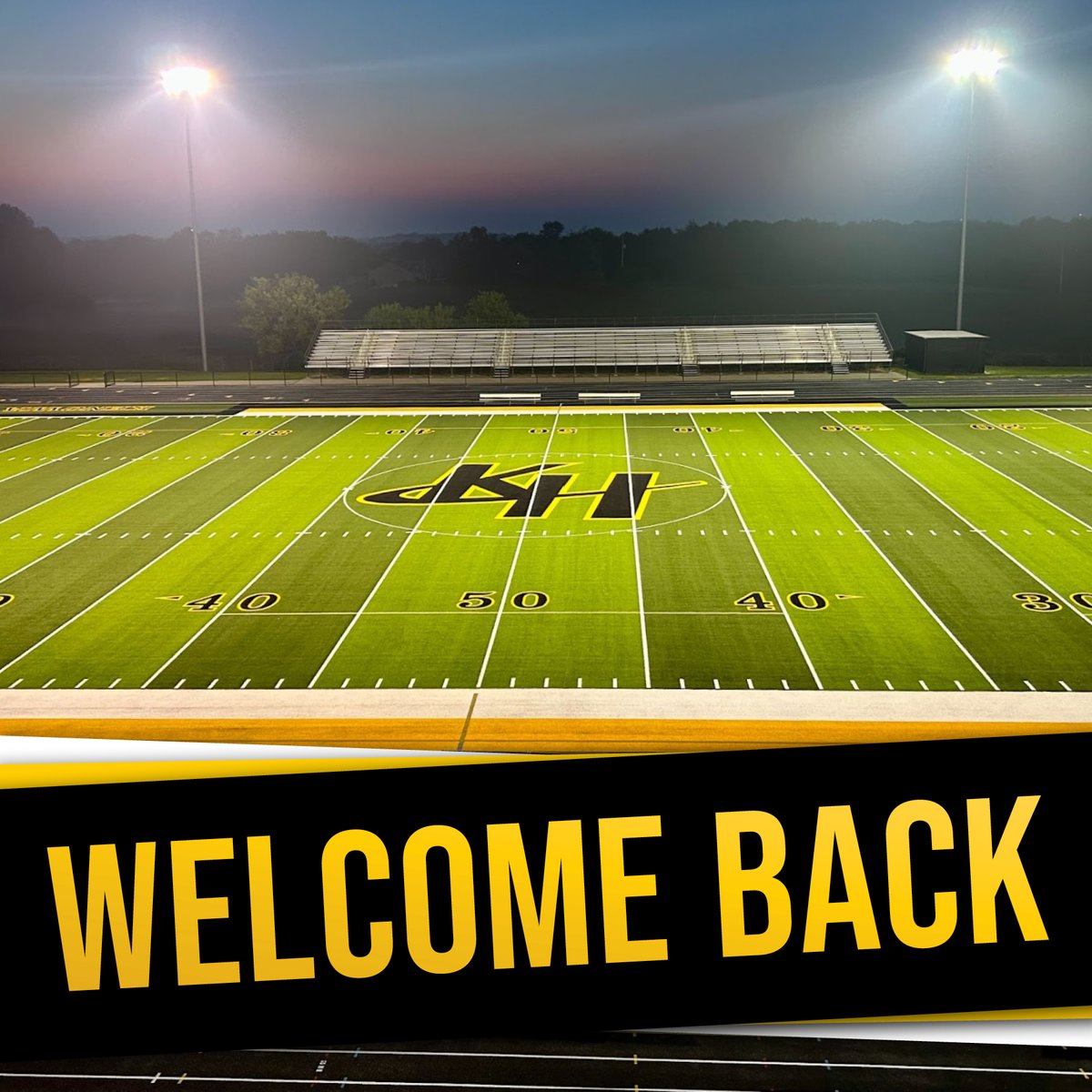 KenowaHills's tweet photo. Welcome Back, Knights! What are you looking forward to most in the school year ahead? We're excited to cheer on student-athletes and musicians in our new &amp; improved Knight Stadium!

#BackToSchool #KnightAthletics #KnightPride #FirstDayofSchool #highschool #turf https://t.co/OnX3MfxnJp