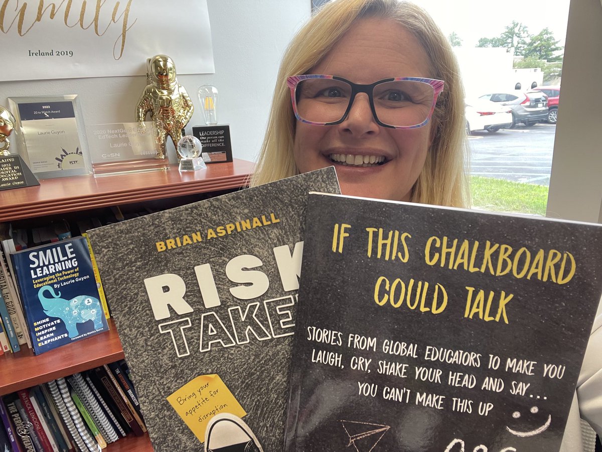 SMILELearning's tweet image. Look at what I got in the mail!
##Risktaker #Codebreaker #xfactoredu #chalkstories