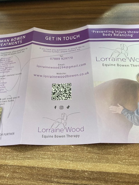 New leaflets 😍
#equinebodyworkkent