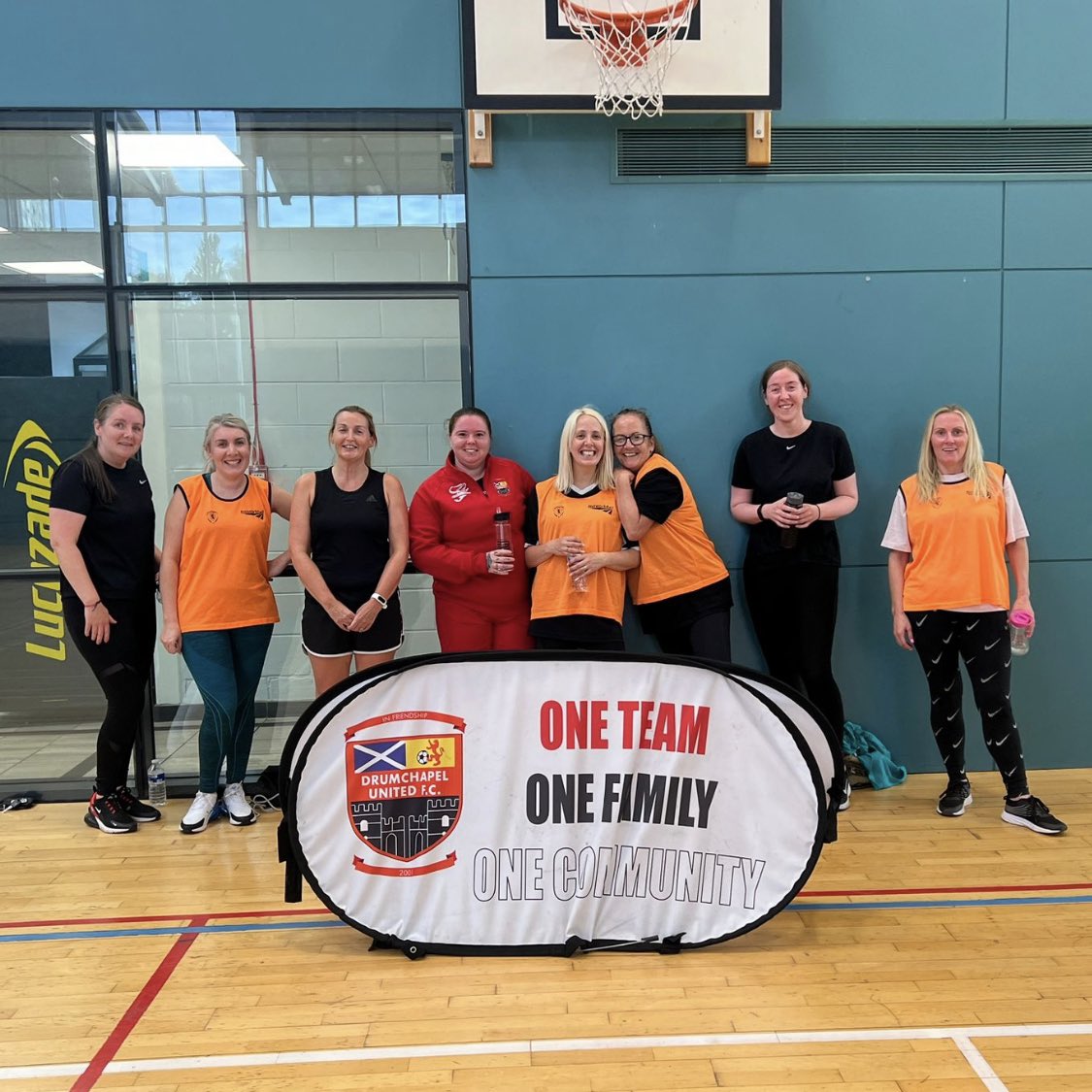 A great first night for our mums in football session.

Come and join in next Monday 6-7pm inside Donald Dewar games hall 🔴⚫️⚽️