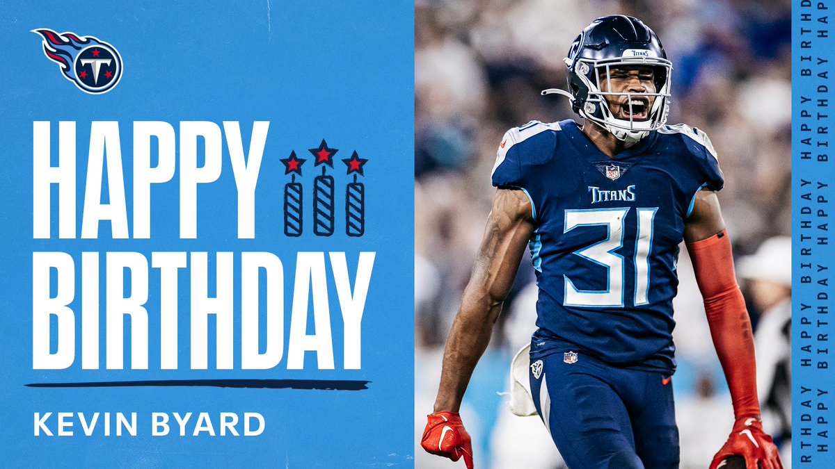 Happy Birthday <a href="/KevinByard/">Kevin Byard</a>! 🥳