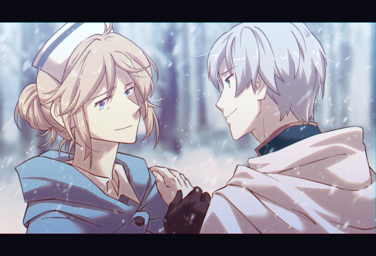 “Be at ease, Castti” 
-----
my second gift for @__digitaldreams based on their plural Castti fic and the Castti/Temenos Winterbloom banter ☺️❄️✨